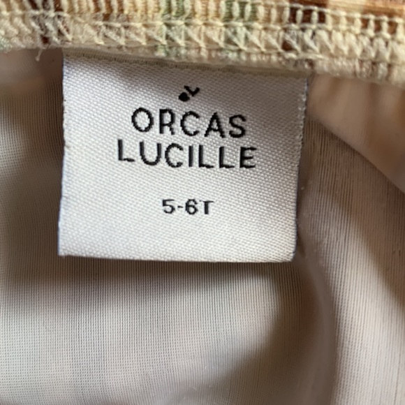 Orcas Lucille Strap Bandeau Bikini Set - Summer Stripes size 5-6 - Picture 8 of 12